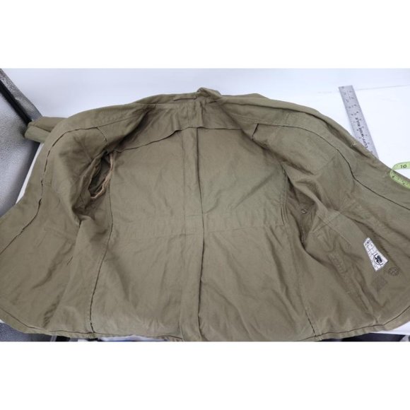 Former japanese Army nakata Replica jacket mens 1 Tokyo ueno golden button green - Picture 12 of 15